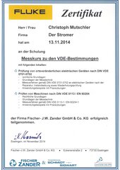 Messkurs zu den VDE-Bestimmungen